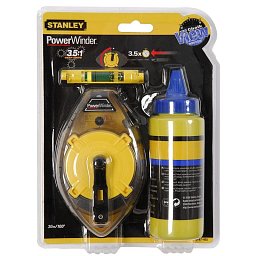 Obrázek pro produkt STANLEY 0-47-465 Lajnovací šňůra 30m PowerWider s barvou