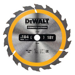 Obrázek pro produkt Pilový kotouč DeWALT 184x16 18z