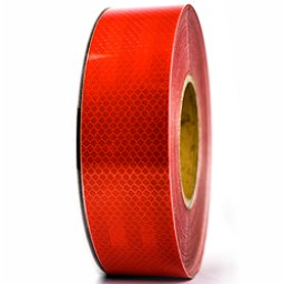 Obrázek pro produkt Reflexní páska konturová SignUS RS45-5 - červená - 45 m